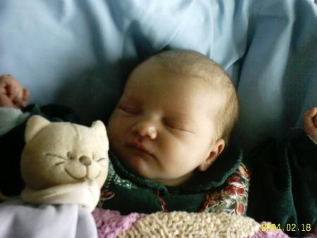 oceane et son doudou